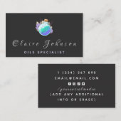 Moderne Öl-Spezialist Magic Tränke Kerzen Elegant Visitenkarte (Vorne/Hinten)