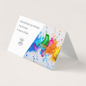 Moderne Ölfarbe Abstrakt Visitenkarten (Vorderseite)