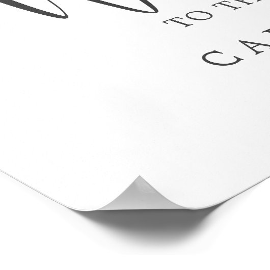 Moderne Olive Branch Wedding Willkommen Poster (Ecke)