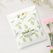 Moderne Olive Green Boho Gastgeschenk Hochzeit Bag Geschenktütchen (Versiegelt)