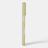 Moderne Olive-Grün Weiße Monogramm Name Case-Mate iPhone Hülle (Rückseite / Rechts)