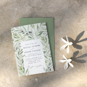 Moderne Olivenbäume Ankündigung