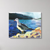 Moderne Ölmalereien in Bergen und Blumen Leinwanddruck (Vorderseite)