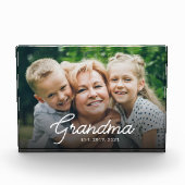 Moderne Oma Established Schrift Foto (Vorderseite)
