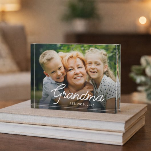 Moderne Oma Established Schrift Foto