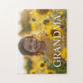 Moderne Oma-Foto Puzzle (Vertikal)