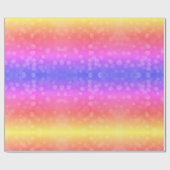 Moderne ombre Gradienten buk Weihnachtsbeleuchtung Geschenkpapier (Flach)