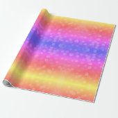 Moderne ombre Gradienten buk Weihnachtsbeleuchtung Geschenkpapier (Ungerollt)