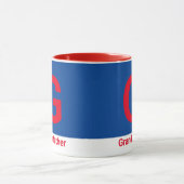 Moderne Opa-Buchstabe-Kaffeetasse Tasse (Zentrum)