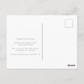 Moderne Open House Feier 2023 Postkarte (Rückseite)