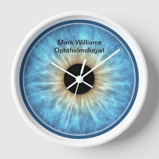 Moderne Ophthalmologen Bürouhren Uhr (Vorderseite)