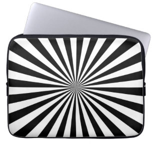 Moderne Optische Burst Spinning Wheel Dekoration Laptopschutzhülle