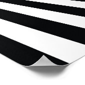 Moderne optische Illusion Wand Schwarz-Weiß-Techni Poster (Ecke)