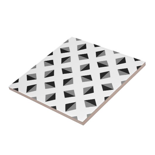 Moderne optische Illusions-Muster-Keramikfliese Fliese (Seite)