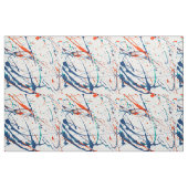 Moderne orange blaue aquamarine stoff (Fat Quarter (45,7 x 55,9 cm))