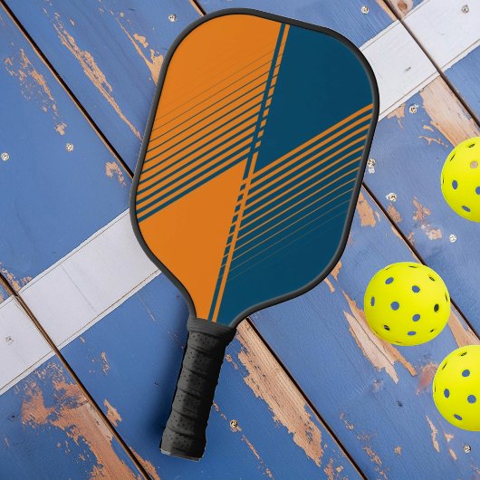 Moderne Orange Blue Sports Split Flight Pickleball Schläger