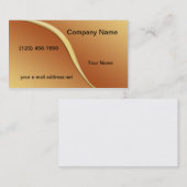Moderne orange-gelbe Grafik Visitenkarte (Vorne/Hinten)