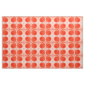 Moderne Orange Swirl Abstrakte Kunst Stoff (Yard (91,4 cm))