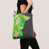 Moderne Orchid Pop Art Blume Tasche (Von Nahem)