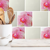 Moderne orchid-rosa Blume Fliese