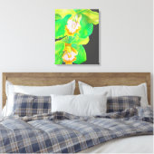 Moderne Orchidee moderne Blume Leinwanddruck (Insitu (Schlafzimmer))