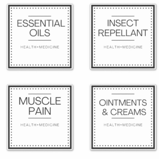 Moderne Organisationssiegel für Bad Aufkleber (Vorderseite)