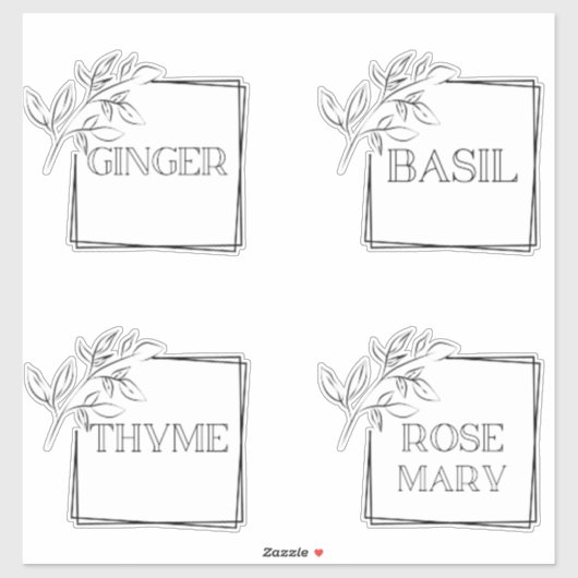 Moderne Organisationszeichen Aufkleber (Blatt)