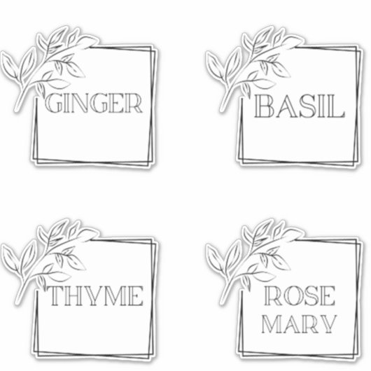 Moderne Organisationszeichen Aufkleber (Vorderseite)