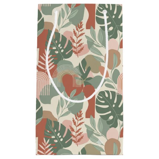 Moderne organische abstrakte harmonische nahtlose kleine geschenktüte (Vorderseite)