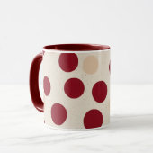 Moderne organische Punkte Tasse (Vorderseite Links)