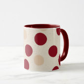 Moderne organische Punkte Tasse (VorderseiteRechts)