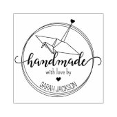 Moderne Origami-Handarbeit mit Liebe Gummistempel (Prägung)