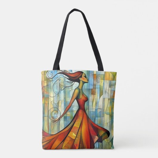 Moderne Original Einzigartig Coole Fantasy-Frau Tasche (Rückseite)