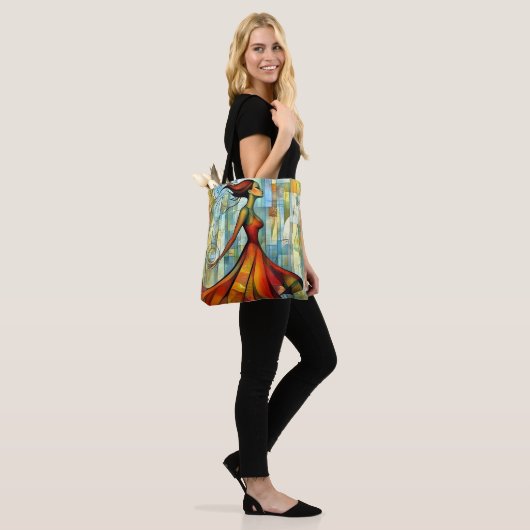 Moderne Original Einzigartig Coole Fantasy-Frau Tasche (Am Model)