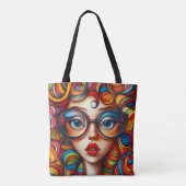 Moderne Original Einzigartig Coole Fantasy-Frau Tasche (Rückseite)
