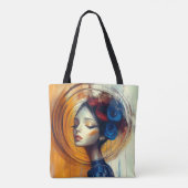 Moderne Original Einzigartig Coole Fantasy-Frau Tasche (Rückseite)