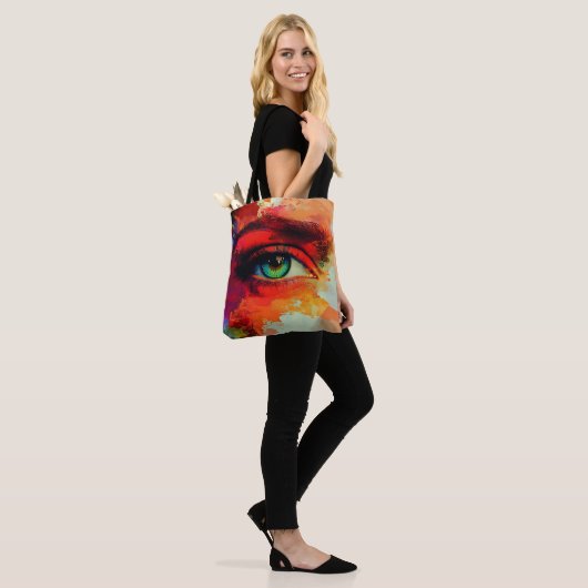 Moderne Original Einzigartig Coole Fantasy-Frau Tasche (Am Model)