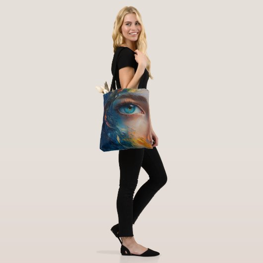 Moderne Original Einzigartig Coole Fantasy-Frau Tasche (Am Model)
