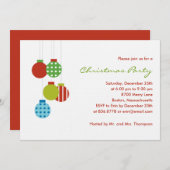 Moderne Ornamente Feierlichkeiten Einladung (Vorne/Hinten)