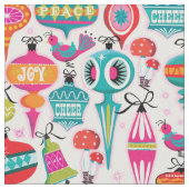 Moderne Ornamente Weihnachtsstoffe aus dem Mittela Stoff (Nahaufnahme)