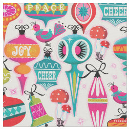 Moderne Ornamente Weihnachtsstoffe aus dem Mittela Stoff