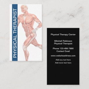 Moderne Orthopädische Physiotherapie Visitenkarte