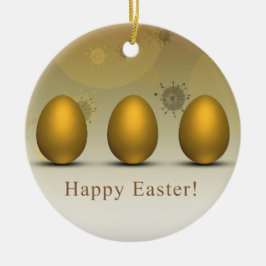 Moderne Ostereier Keramikornament