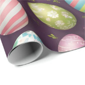 Moderne Ostereier-Sammlung Geschenkpapier (Rolleneckpunkt)