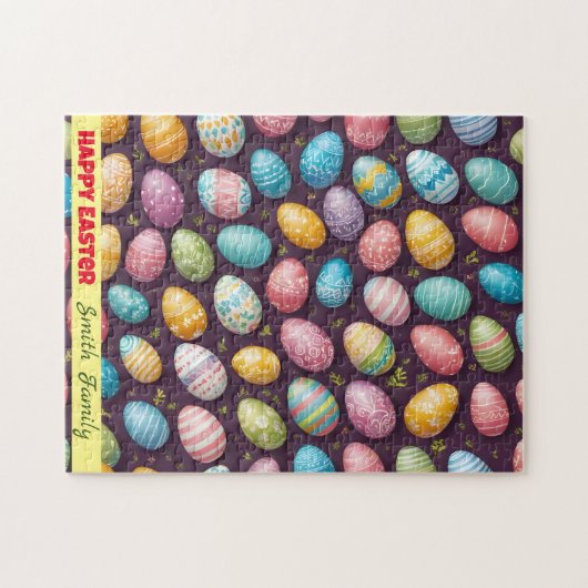Moderne Ostereier-Sammlung Puzzle (Horizontal)