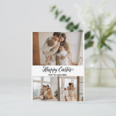 Moderne Osterfeier, 3-Foto-Kollektion Feiertagspostkarte (Stehend Vorderseite)