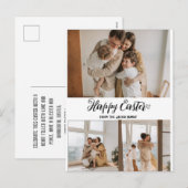 Moderne Osterfeier, 3-Foto-Kollektion Feiertagspostkarte (Vorne/Hinten)