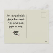 Moderne Osterfeier, 3-Foto-Kollektion Feiertagspostkarte (Rückseite)