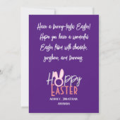 Moderne Osterfeier, 3-Foto-Kollektion Karte (Rückseite)