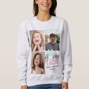 Moderne Osterfeier, 3-Foto-Kollektion Sweatshirt